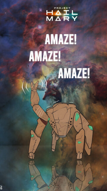 Rocky from Project Hail Mary Artistic Mobile Wallpaper