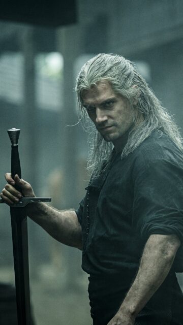 Geralt of Rivia Henry Cavill The Witcher Mobile Wallpaper