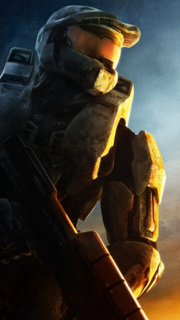Master Chief Spartan Combat Mobile Wallpaper