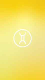 Minimalist Gemini Air Sign Astrology Zodiac Phone Aesthetic Wallpaper