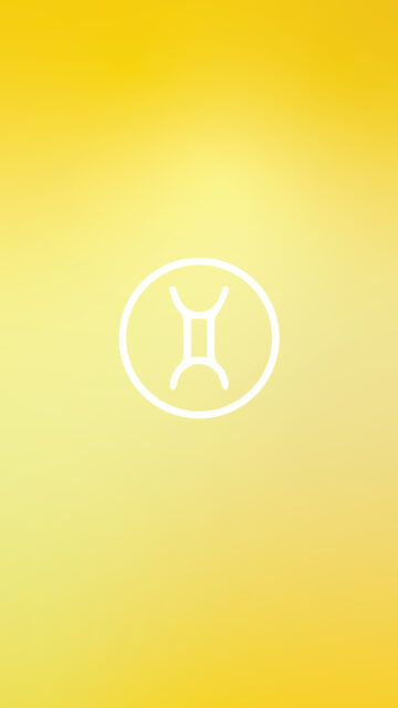 Minimalist Gemini Air Sign Astrology Zodiac Phone Aesthetic Wallpaper