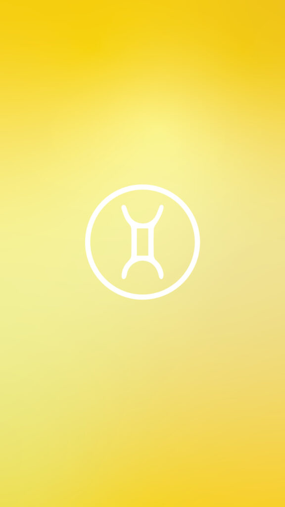 Minimalist Gemini Air Sign Astrology Zodiac Phone Aesthetic Wallpaper