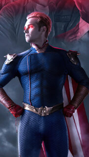 Homelander From The Boys Superhero Digital Portrait Mobile Wallpaper