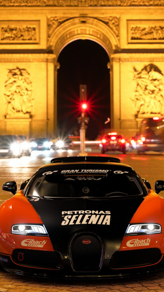 Bugatti Veyron Super Sport Paris Mobile Wallpaper
