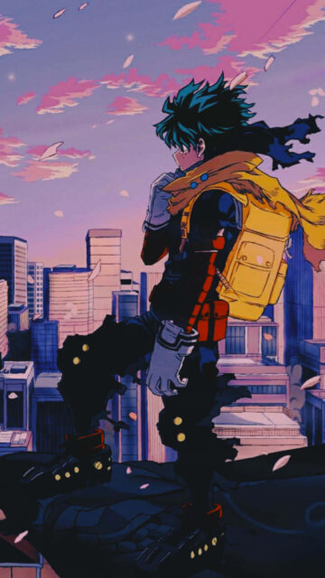 Deku Vigilante Arc Hero Anime Mobile Wallpaper