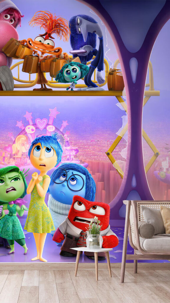 Inside Out 2 Characters Mobile Wallpaper
