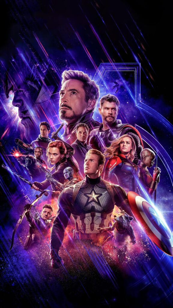 Avengers Endgame Superheroes Mobile Wallpaper 4K