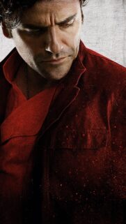 Intense Oscar Isaac Portrait Mobile Wallpaper