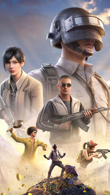 Battle Royale Action Squad Mobile Wallpaper