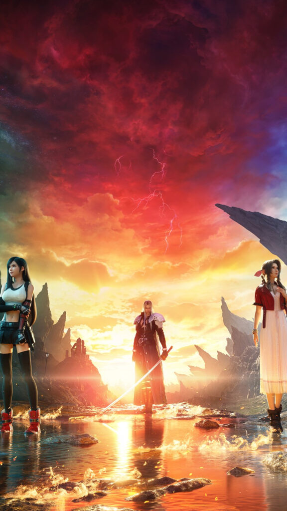 Final Fantasy VII Rebirth Fantasy Mobile Wallpaper