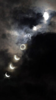 Celestial Solar Eclipse Moon Phase Energy iPhone and Desktop Wallpaper