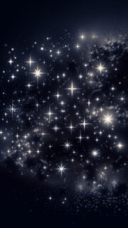 Celestial Starry Night Cosmic Energy and Manifestation Wallpaper