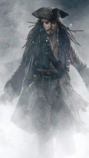 Captain Jack Sparrow Cinematic Portrait Mobile Wallpaper