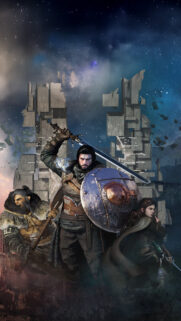 Fantasy Warrior Trio Mobile Wallpaper