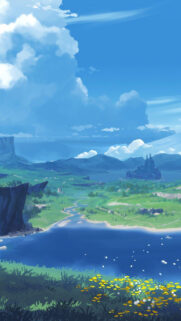 Fantasy Valley Landscape Mobile Wallpaper