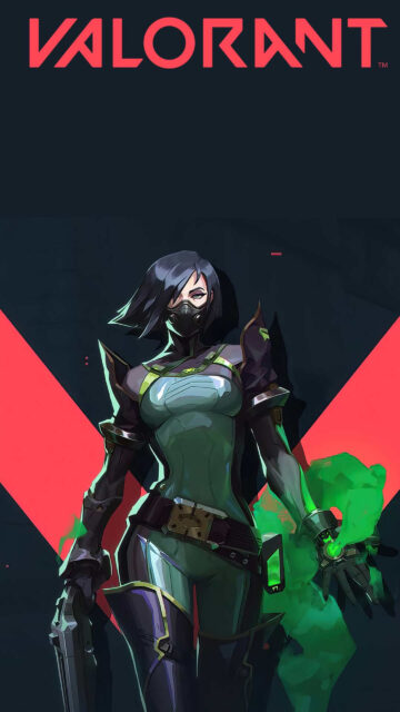 Viper Valorant Character Art Mobile Wallpaper