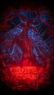 Demogorgon Upside Down Horror Mobile Wallpaper