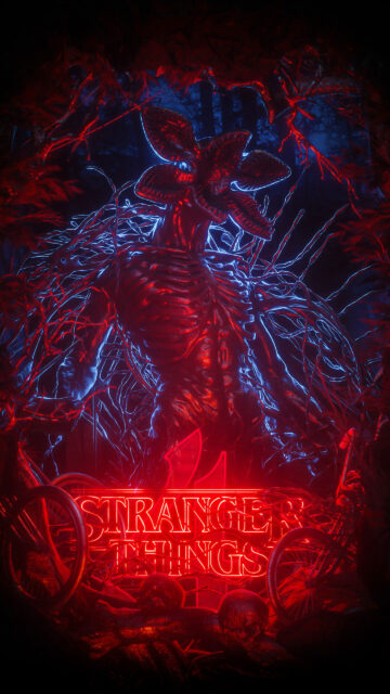 Demogorgon Upside Down Horror Mobile Wallpaper