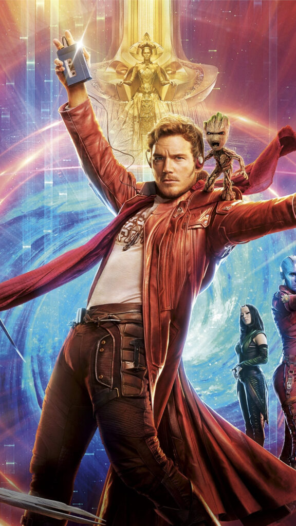 Guardians of the Galaxy Vol. 2 Star-Lord Mobile Wallpaper