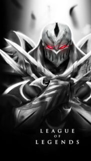 Shadow Warrior Crimson Eyes League of Legends Mobile Wallpaper
