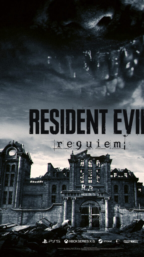 Ruined Police Station Dark Horror Mobile Wallpaper