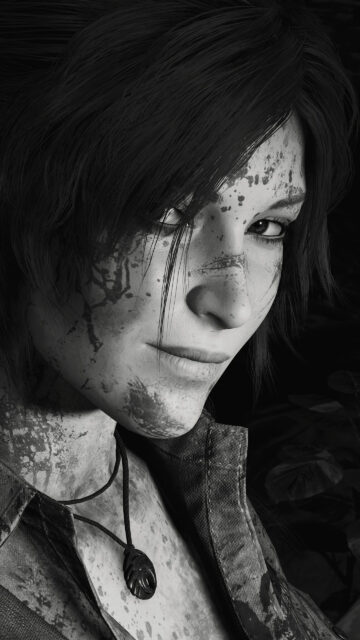 Close-up Lara Croft Shadow of the Tomb Raider Mobile Wallpaper