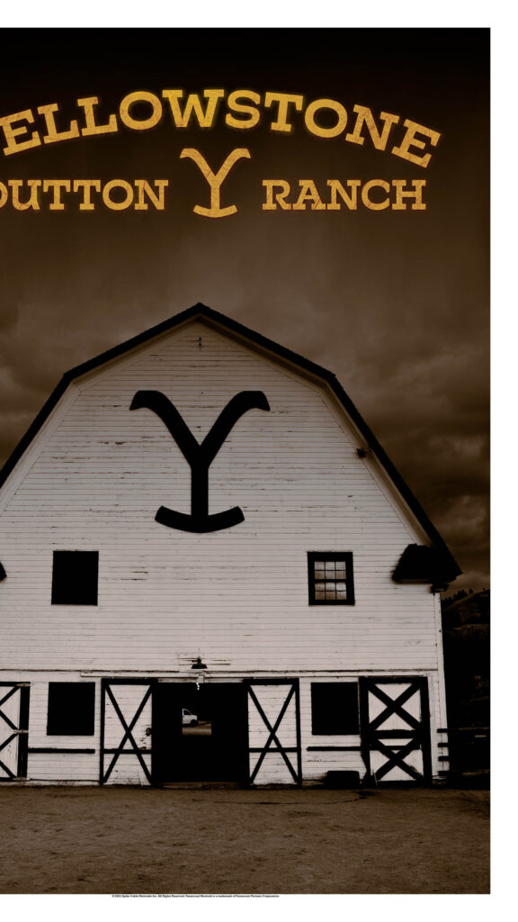 Yellowstone Dutton Ranch Barn Rural Landscape Mobile Wallpaper