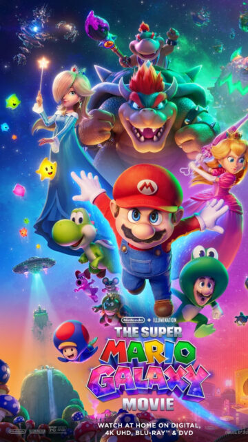 Super Mario Galaxy Themed Fan-Art 4K Mobile Wallpaper
