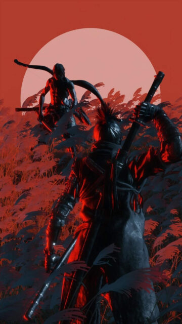 Sekiro vs Genichiro Duel Mobile Wallpaper