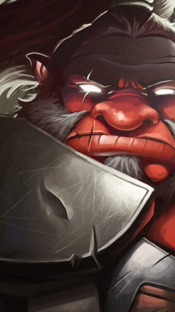 Axe Dota 2 Warrior Close-up 4K Mobile Wallpaper