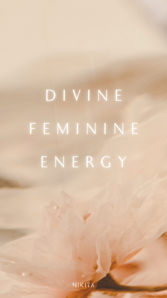 Divine Feminine Energy Aesthetic Spiritual Manifestation Wallpaper