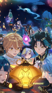 Genshin Impact Lantern Rite Celebration Mobile Wallpaper