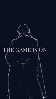 Sherlock Holmes The Game Is On Minimalist Mobile Wallpaper