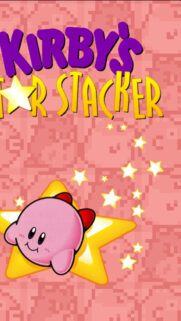 Kirby’s Star Stacker Game Logo Mobile Wallpaper