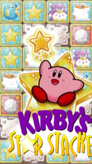 Kirby’s Star Stacker Mobile Wallpaper