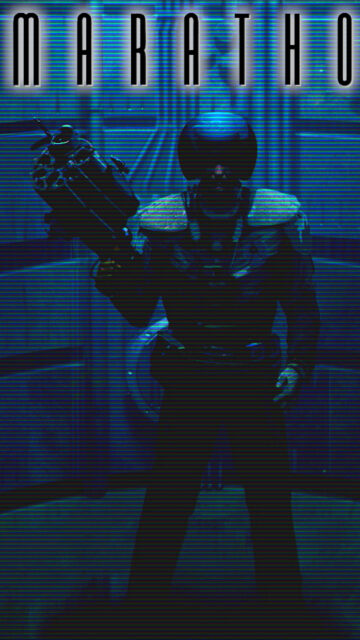 Sci-Fi Soldier Cyberpunk Aesthetic Mobile Wallpaper