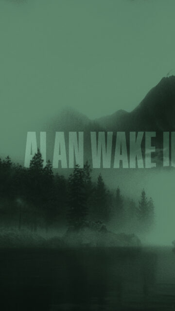 Misty Forest Landscape Alan Wake II Mobile Wallpaper
