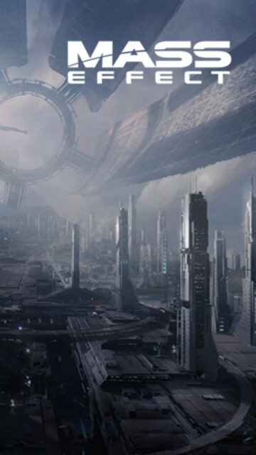 Futuristic Sci-Fi Citadel Architecture Mobile Wallpaper