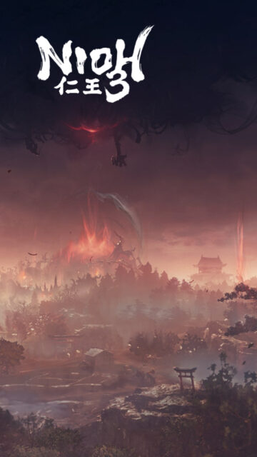 Dark Fantasy Japanese Landscape Mobile Wallpaper
