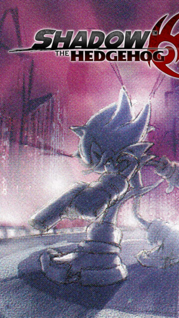 Shadow the Hedgehog Artistic Mobile Wallpaper
