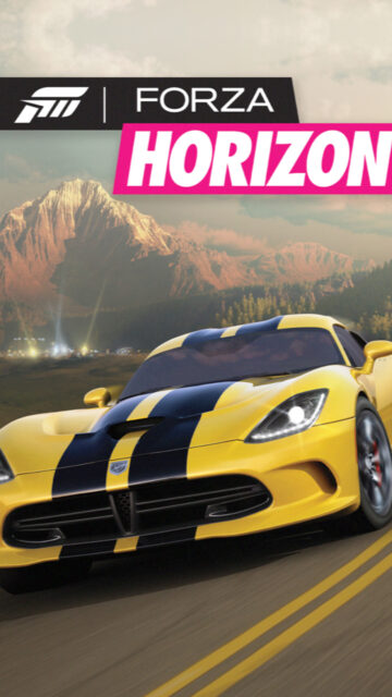 Yellow Sports Car Forza Horizon Mobile Wallpaper