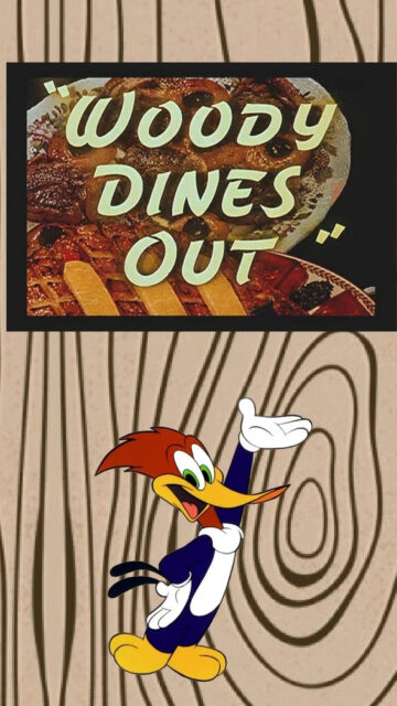 Woody Woodpecker Woody Dines Out Vintage Cartoon Mobile Wallpaper