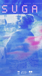 Aesthetic Blue Film Poster Design Mobile Wallpaper