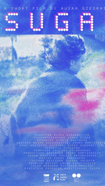 Aesthetic Blue Film Poster Design Mobile Wallpaper