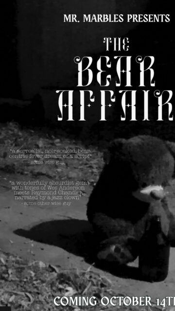 The Bear Affair Noir Poster Mobile Wallpaper