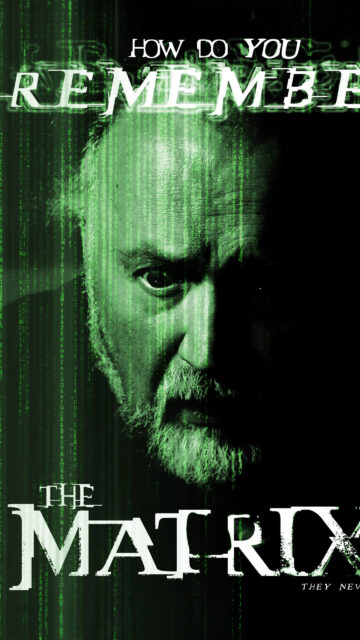 Dramatic Digital Matrix Themed Portrait 4K Mobile Wallpaper
