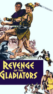 Revenge of the Gladiators Vintage Movie Poster Mobile Wallpaper