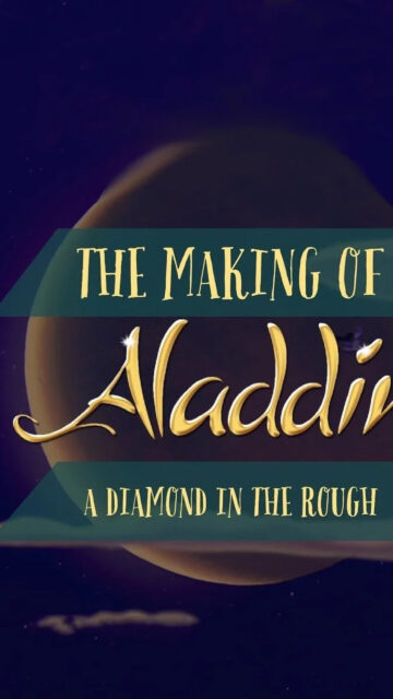 The Making of Aladdin Movie Title Mobile Wallpaper