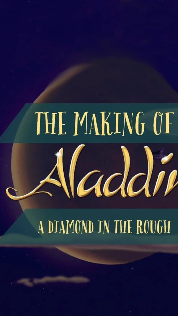 The Making of Aladdin Movie Title Mobile Wallpaper