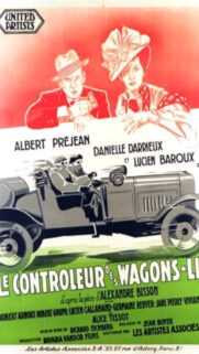 Le Controleur des Wagons-Lits Vintage Movie Poster Mobile Wallpaper